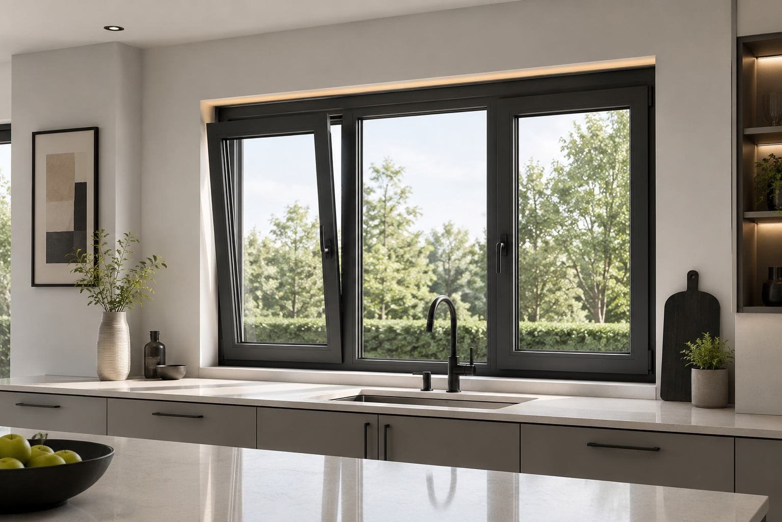Casement architectural window