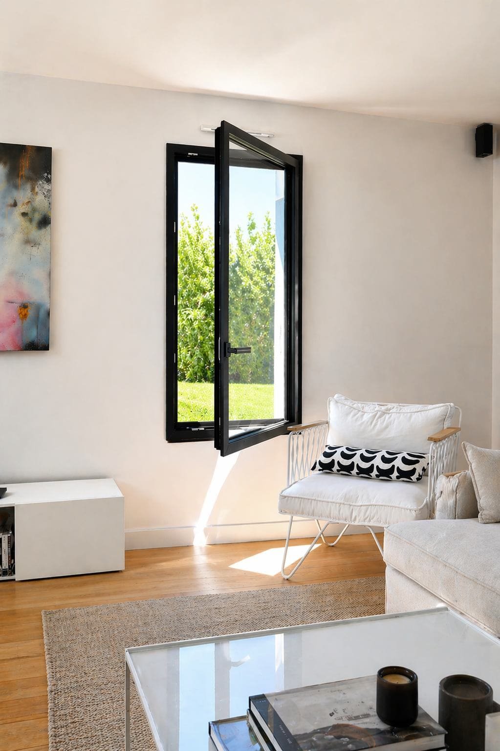 Valero casement windows flooding a room with daylight