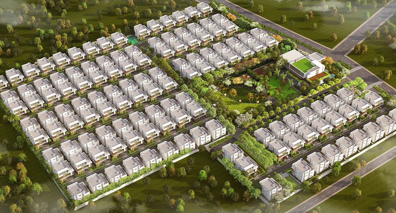 Premium villa community near Gopanpally offering 5 BHK luxury villas