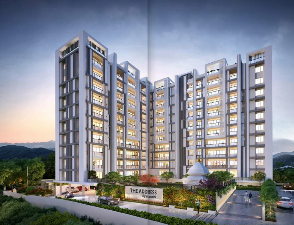 Premium high rise residential development in Guwahati with scenic river views